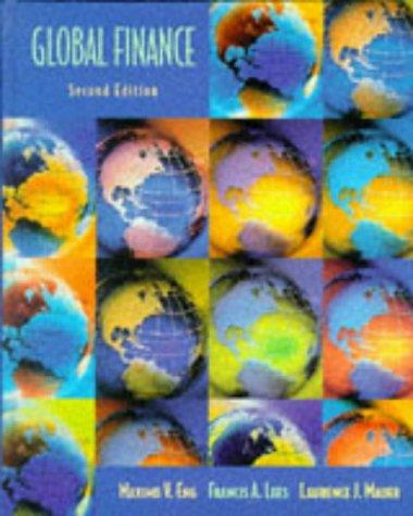 Cover for Global finance