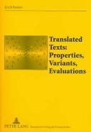 Cover for Translated texts