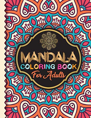 Cover for Mandala Coloring Book for Adults