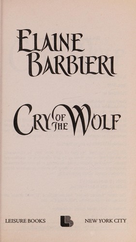 Cover for Cry of the wolf