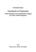 Cover for Geschlecht im Türkischen