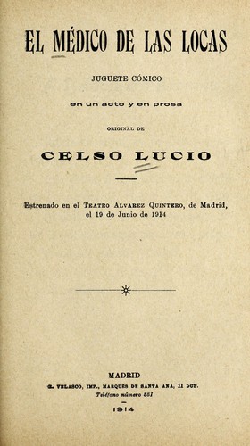 Cover for El médico de las locas