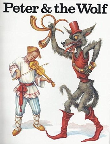 Cover for Peter and the Wolf Coloring Book