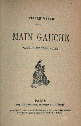 Cover for Main gauche