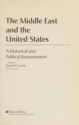 Cover for The Middle East and the United States