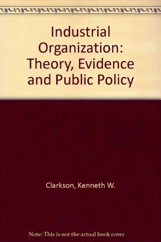 Cover for Industrial Organization