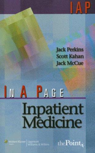 Cover for In A Page Inpatient Medicine (In a Page Series)