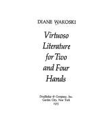 Cover for Virtuoso literature for two and four hands