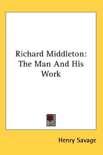 Cover for Richard Middleton