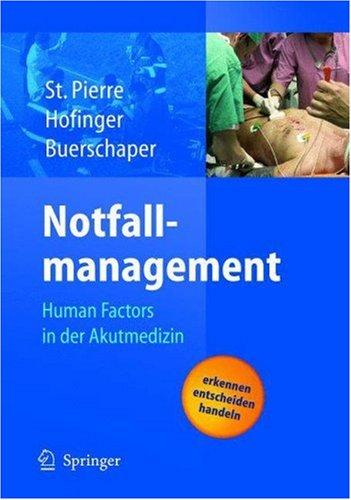 Cover for Notfallmanagement