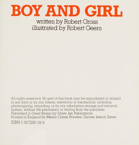 Cover for Boy and girl