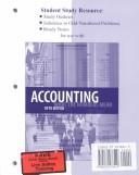 Cover for Student Study Resource: Study Outlines, Solutions to Odd-Numbered Problems, Ready Notes for use with Accounting