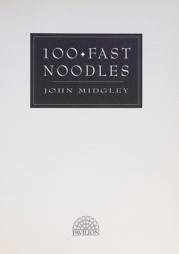 Cover for 100 fast noodles