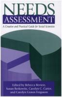 Cover for Needs assessment