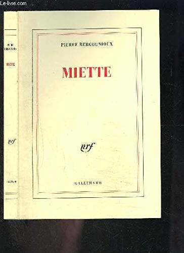 Cover for Miette