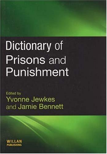 Cover for Dictionary of Prisons and Punishment