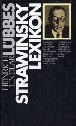 Cover for Lübbes Strawinsky-Lexikon