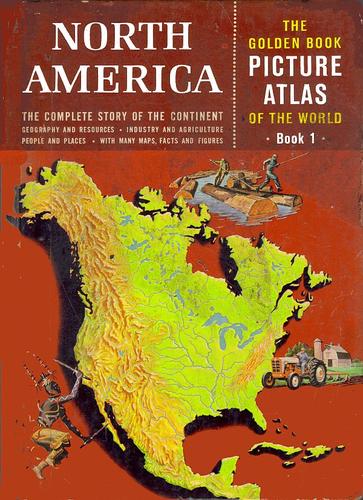 Cover for The Golden picture atlas of the world in six volumes. Book 1
