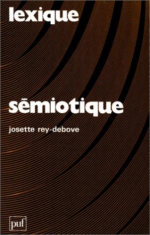 Cover for Sémiotique