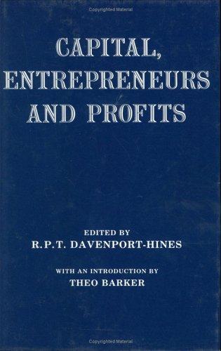 Cover for Capital, entrepreneurs, and profits