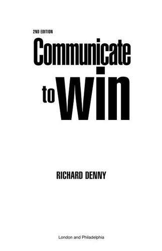Cover for Communicate to Win