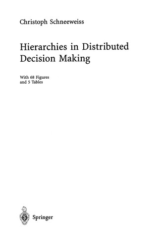 Cover for Hierarchies in Distributed Decision Making