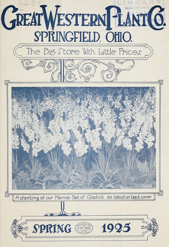 Cover for Spring 1925 [catalog]