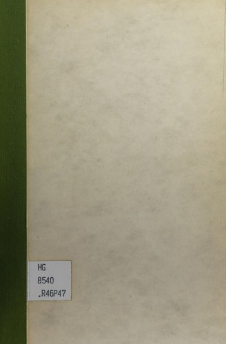 Cover for Republic Financial Services, inc., since 1903, a story of progress under the American free enterprise system