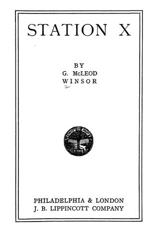 Cover for Station X