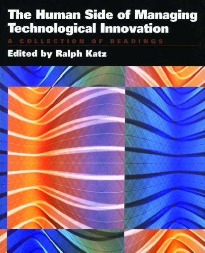 Cover for The Human Side of Managing Technological Innovation