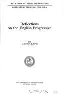 Cover for Reflections on the English progressive