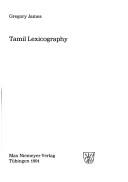 Cover for Tamil lexicography