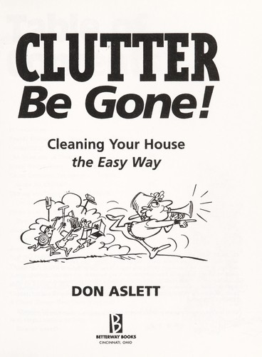 Cover for Clutter Be Gone