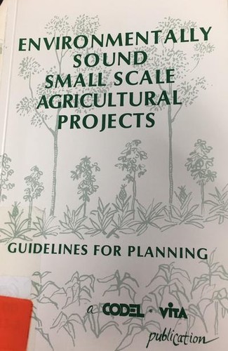 Cover for Environmentally sound small-scale agricultural projects