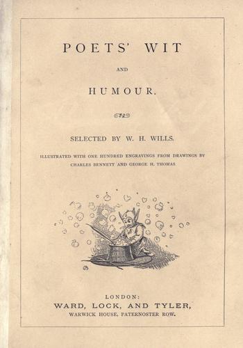 Cover for Poets' wit and humour