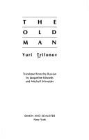 Cover for The old man