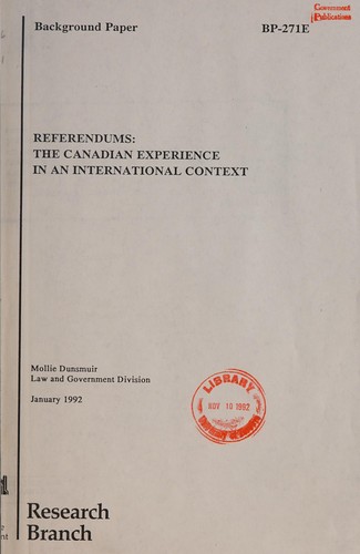 Cover for Referendums