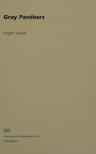 Cover for The Gray Panthers