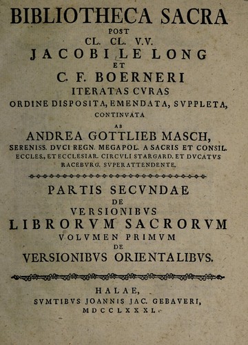Cover for Bibliotheca sacra post ...