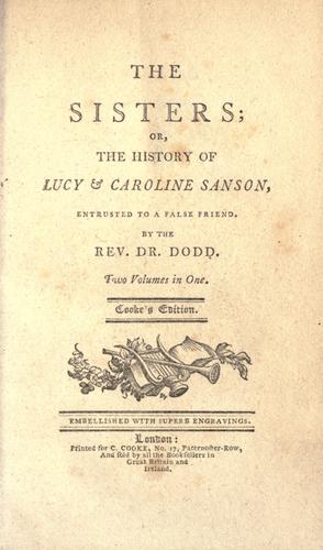 Cover for The sisters