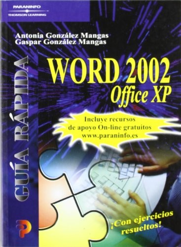 Cover for Guía rápida. Word 2002 Office XP