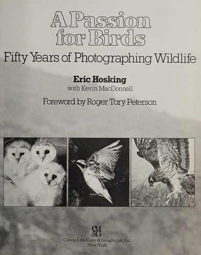 Cover for A passion for birds