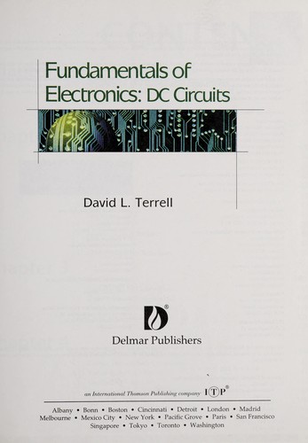Cover for Fundamentals of Electronics DC Circuits