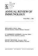 Cover for Annual Review of Immunology, 1985 (Annual Review of Immunology)
