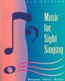 Cover for Music for Sight Singing