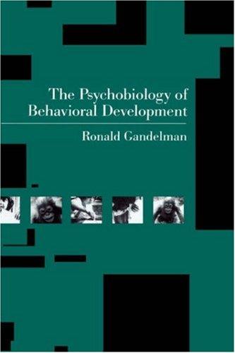 Cover for The psychobiology of behavioral development