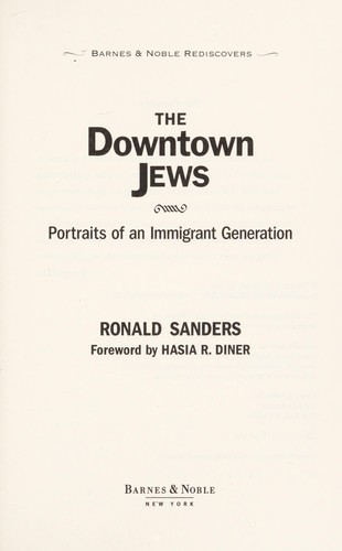 Cover for The downtown Jews