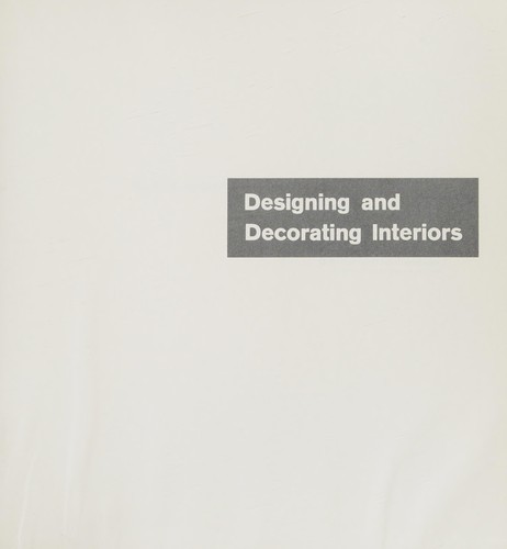 Cover for Designing and decorating interiors