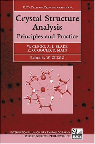 Cover for Crystal Structure Analysis
