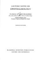 Cover for Lecture notes on ophthalmology